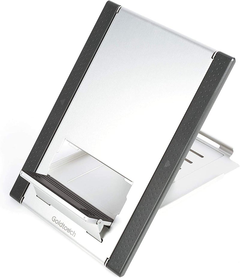 Goldtouch KOV-GTLS-0055 Go! Travel Laptop and Tablet Stand (Aluminum),Black - Image 1